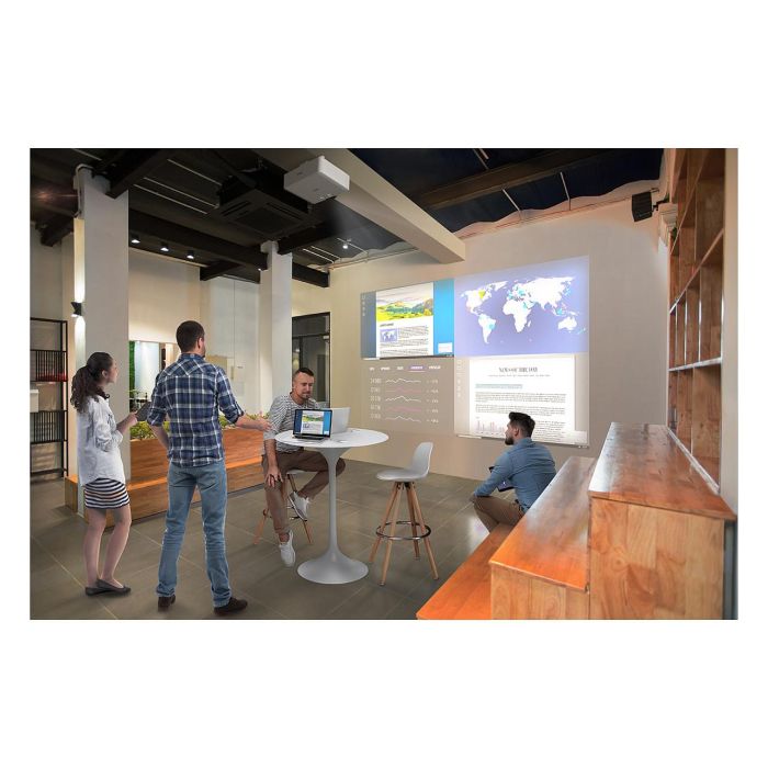 Epson EB-L520U Proyector Laser 3-LCD 5200 Lúmenes WUXGA (1920x1200) 16:10 Blanco con Altavoz y Conexiones HDMI VGA USB 5