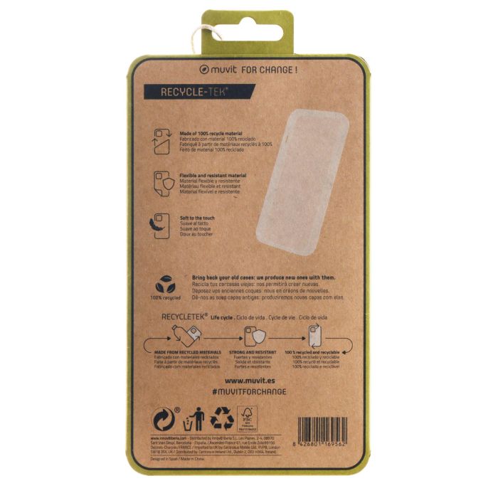Muvit Funda Recycletek para Samsung Galaxy S24 - Material 100% Reciclado, Variedad de Colores 5 Muvit Funda Recycletek para Samsung Galaxy S24 - Material 100% Reciclado, Variedad de Colores 5