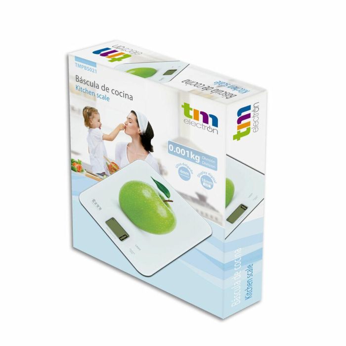 Báscula de Cocina TM Manzana 8 kg 22,4 x 18,5 cm 1 Báscula de Cocina TM Manzana 8 kg 22,4 x 18,5 cm 1