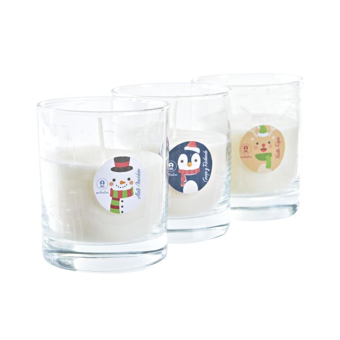 DKD Home Decor Vela Navidad Tradicional Amigos Santa (Pingüino, Reno, Muñeco Nieve) Cera Cristal Larga Duración 30h 8x8x9 cm Pack 3 Unidades 1 DKD Home Decor Vela Navidad Tradicional Amigos Santa (Pingüino, Reno, Muñeco Nieve) Cera Cristal Larga Duración 30h 8x8x9 cm Pack 3 Unidades 1