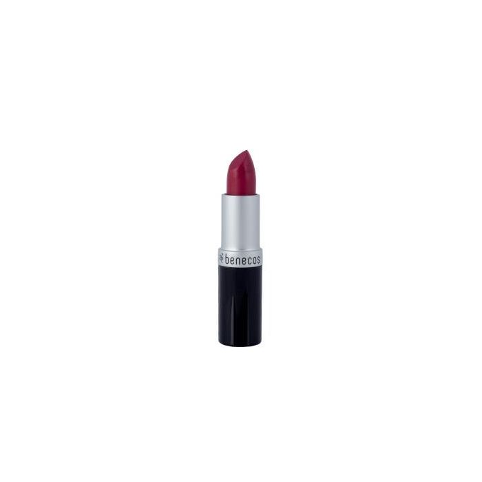 BENECOS Barra de Labios Marry Me 4,5g Color Rojo Vivo con Toque Coral Certificado BDIH para Piel Sensible