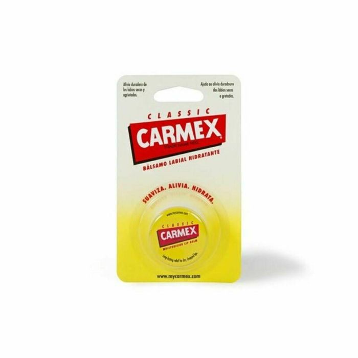 Carmex Clásico Bálsamo Labial Hidratante Reparador Tarro 7,5g - Fórmula Clásica para Calmar, Nutrir y Proteger Labios Agrietados y Secos 1