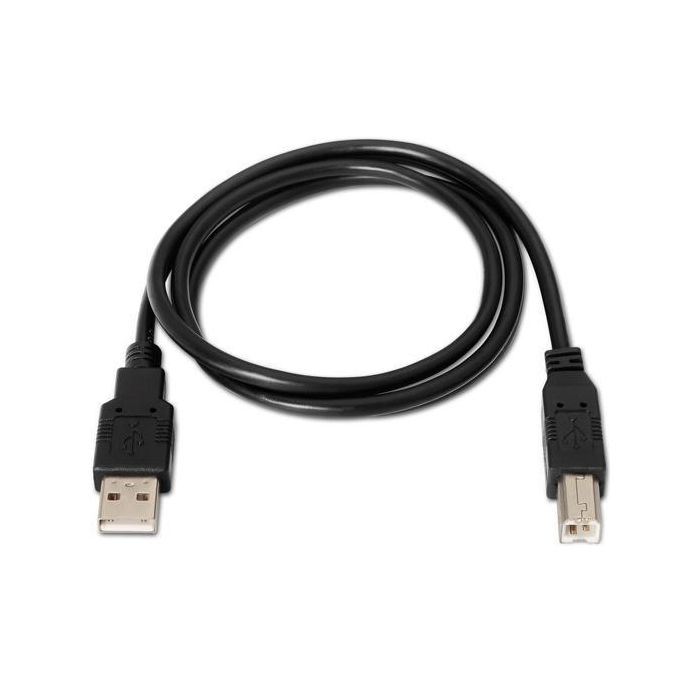 Aisens Cable USB 2.0 Impresora Tipo A-M - B-M Negro 1,0M