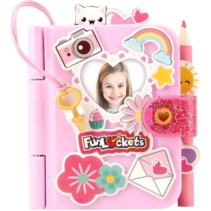 Diset Mini Diario Secreto Funlockets con 15+ sorpresas, 2 llaves doradas, lápiz, pegatinas y minibloc. Ideal para niñas +3 años 0 Diset Mini Diario Secreto Funlockets con 15+ sorpresas, 2 llaves doradas, lápiz, pegatinas y minibloc. Ideal para niñas +3 años 0