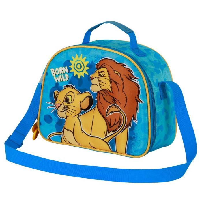 Bolsa Portamerienda 3D Wild Disney El Rey León Azul