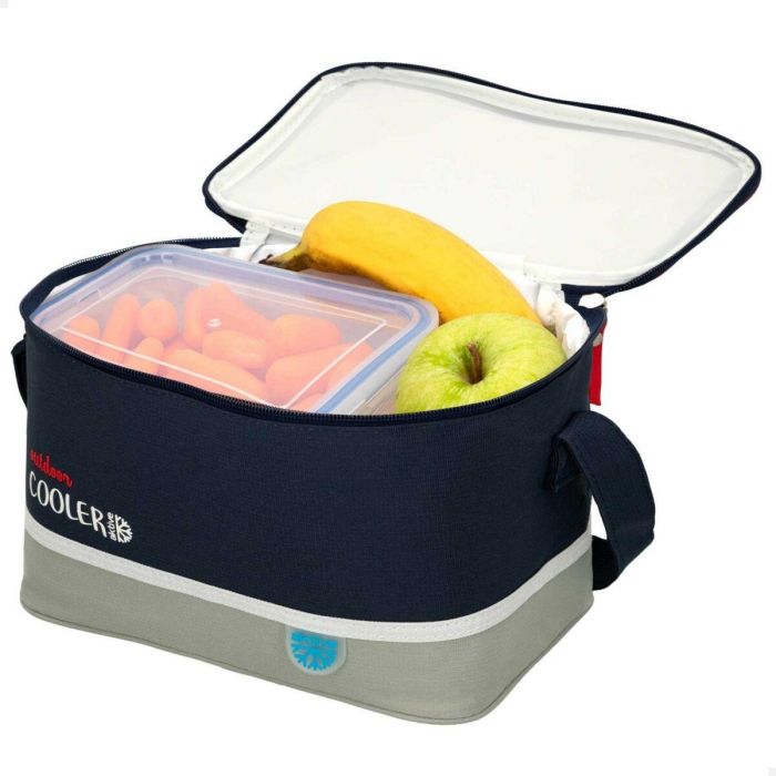Bolsa Térmica Aktive Azul marino Gris 24 x 16,5 x 15 cm (12 Unidades) 1 Bolsa Térmica Aktive Azul marino Gris 24 x 16,5 x 15 cm (12 Unidades) 1