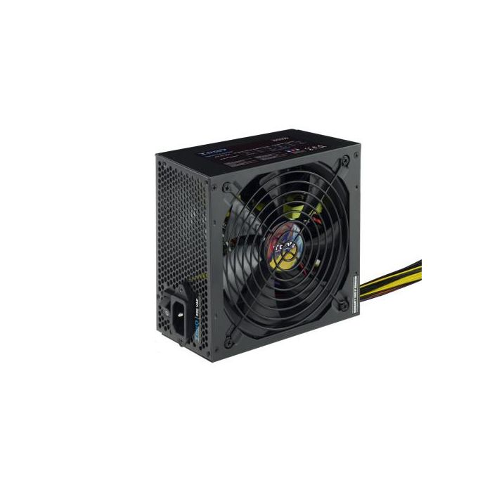 TooQ TQAPOLO-650SP Fuente de Alimentación ATX 650W con PFC Activo, Ventilador silencioso 140mm, Crossfire SLI