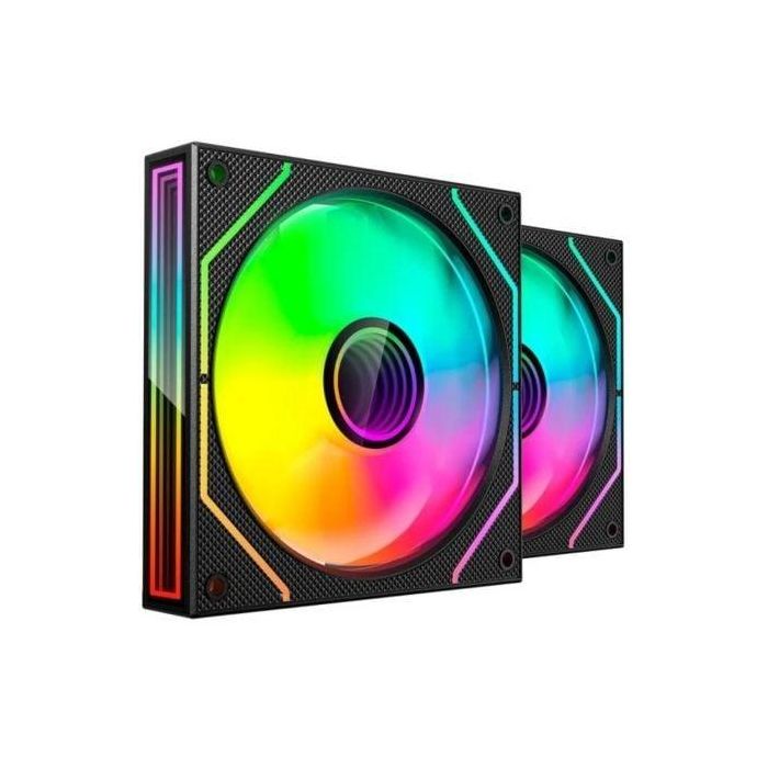 Mars Gaming MF-3DPROX2 Pack 2 Ventiladores 120mm ARGB Infinity Mirror PWM Ultra-silenciosos FDB para PC Gaming 2 Mars Gaming MF-3DPROX2 Pack 2 Ventiladores 120mm ARGB Infinity Mirror PWM Ultra-silenciosos FDB para PC Gaming 2