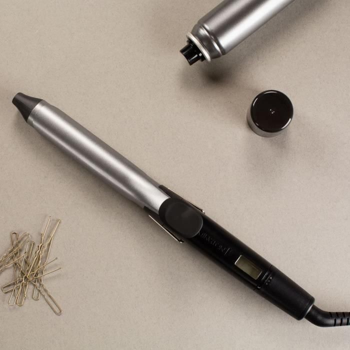 Remington CI6525 Rizador de Pelo Pro Soft Curl 25mm Cerámica Turmalina Iónica para Rizos Sueltos y Brillo LCD 4