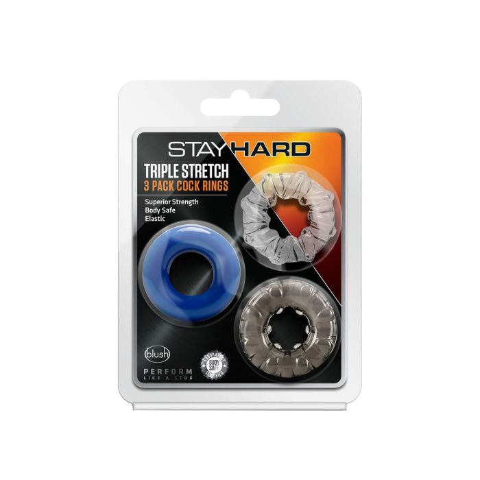 Anillo para el Pene Blush Stay Hard Multicolor 1 Anillo para el Pene Blush Stay Hard Multicolor 1