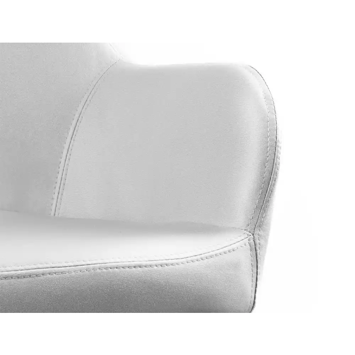 Q-connect Silla Confidente Siemione Base Metálica Color Gris Claro Altura Máx 820 mm Profundidad 580 mm Anchura 570 mm Tapizado en Tela 9