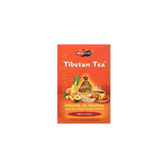 Tibetan Tea 90Sbrs. Infusión de Hierbas Sabor Frutas, Fórmula Tibetana, 90 Sobres