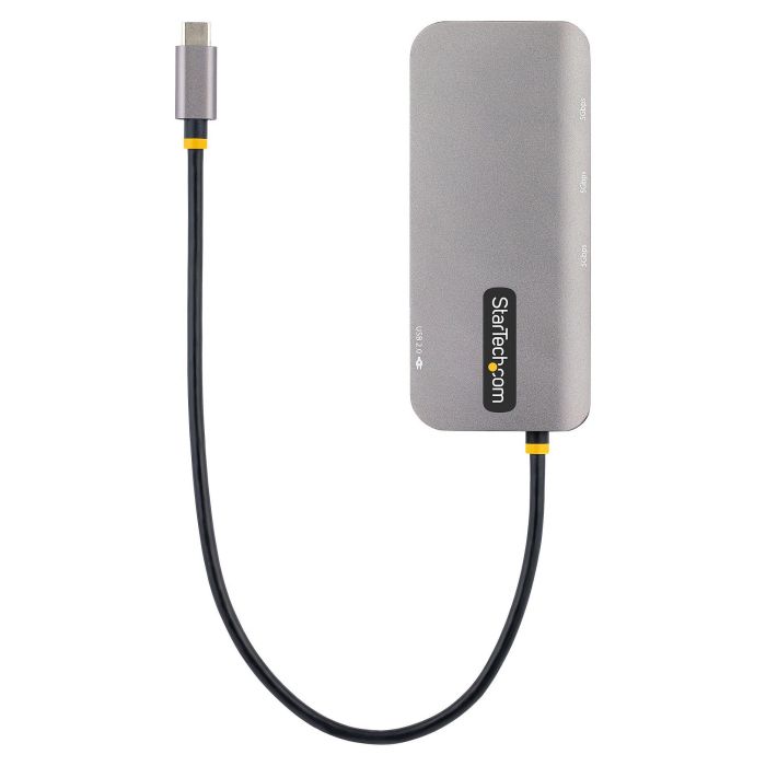 Hub USB Startech 127B-USBC-MULTIPORT Gris Hub USB Startech 127B-USBC-MULTIPORT Gris