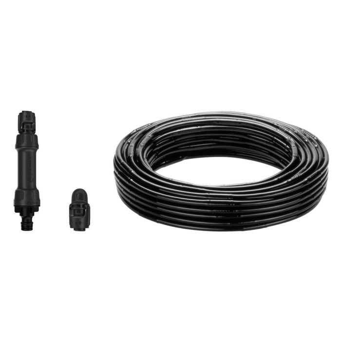 Gardena 13501-20 Kit de iniciación: 50 m de tubería de goteo incorporada y tapa del extremo de la línea 10