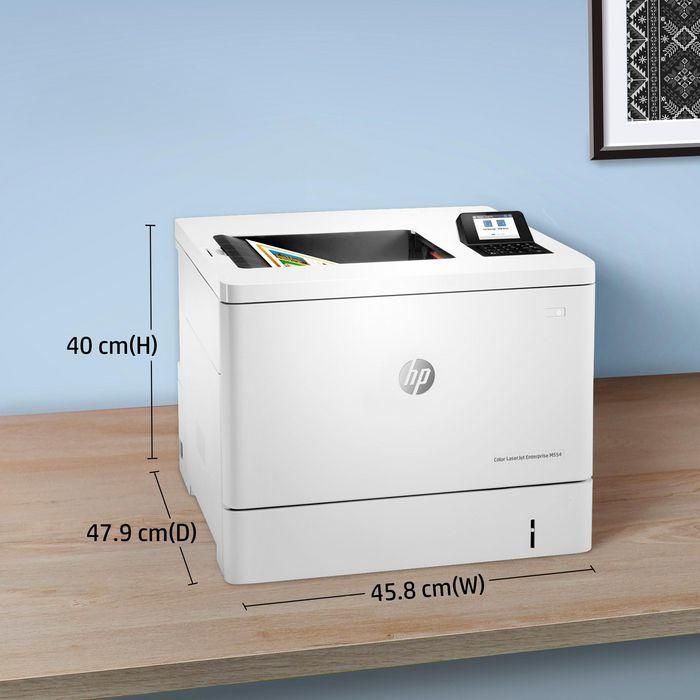HP Impresora laser color laserJet Enterprise M554dn 24