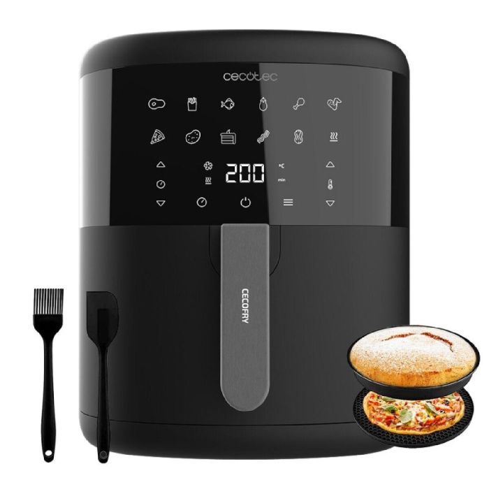 Freidora de Aire Cecotec Cecofry Bombastik 6000 1700 W 6 L Negro 0 Freidora de Aire Cecotec Cecofry Bombastik 6000 1700 W 6 L Negro 0