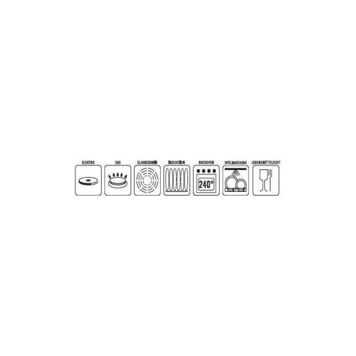 GSW AAANA25611 Sartén de Acero al Carbono Avanti 28 cm para Inducción 4