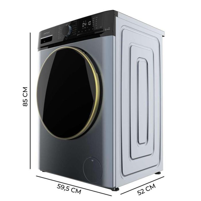 Lavadora Cecotec 8610 Inverter Titanium A 1400 rpm 8 kg 7