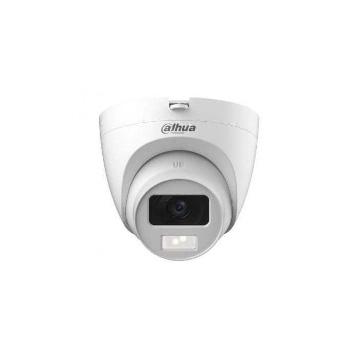 (Dh-Hac-Hdw1200Clqp-Il-A-0280B-S6) Dahua Cámara Híbrida Turret Hdcvi 2Mp Luz Dual Inteligente Micro Integrado 2.8Mm