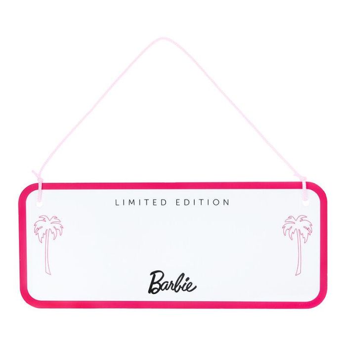 Paladone Letrero Dormitorio Barbie Personalizable - Metal 25x10 cm, Reversible con Pegatinas 5
