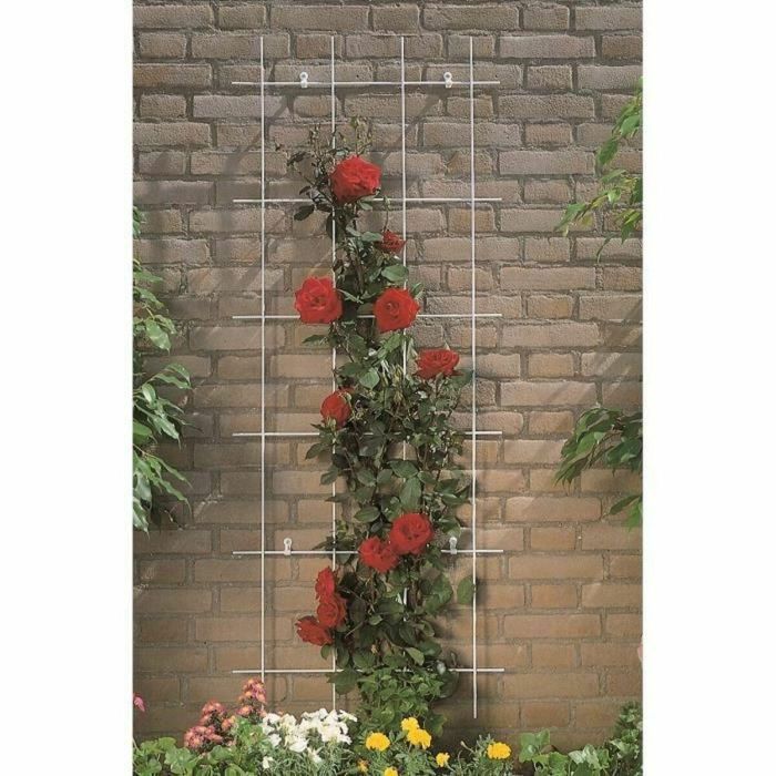 Valla de Jardín Nature Verde Acero Galvanizado 42,5 x 145 cm 2 Valla de Jardín Nature Verde Acero Galvanizado 42,5 x 145 cm 2