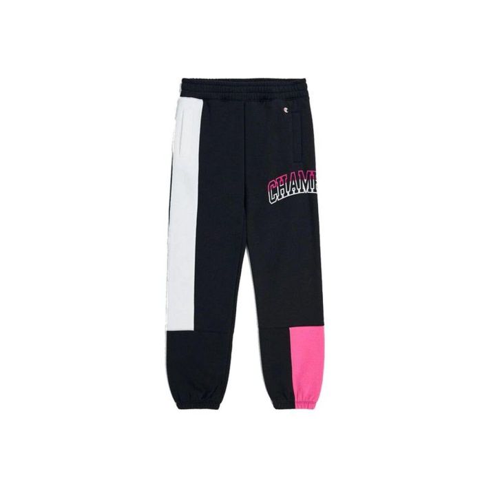 Pantalón Largo Deportivo Champion Elastic Cuff Legacy Negro Mujer 0 Pantalón Largo Deportivo Champion Elastic Cuff Legacy Negro Mujer 0