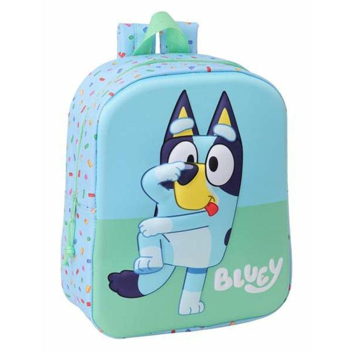 Safta Mochila Guarderia 3D Bluey 3D 22x27x10 Cm Edad Mínima 3 Años