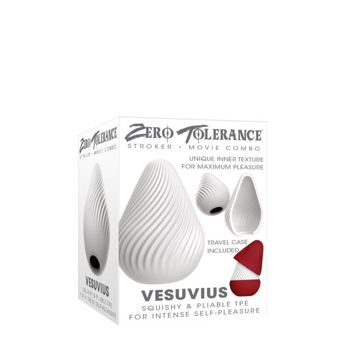 Masturbador Masculino Zero Tolerance Blanco 1