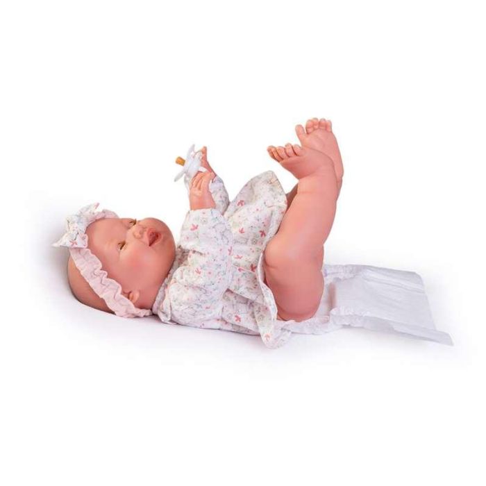 Muñeca recién nacida mia, hace pipi con mochila para ti. 42 cm. incluye mochila y biberon 3 Muñeca recién nacida mia, hace pipi con mochila para ti. 42 cm. incluye mochila y biberon 3