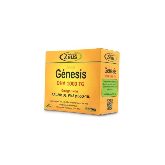 Genesis Dha Tg 1000 Omega 3 120Cap. Genesis Dha Tg 1000 Omega 3 120Cap.