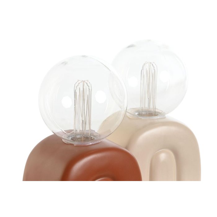 Decoracion Luminosa Urban DKD Home Decor Terracota Crema 8 x 16 x 10 cm (4 Unidades) Decoracion Luminosa Urban DKD Home Decor Terracota Crema 8 x 16 x 10 cm (4 Unidades)