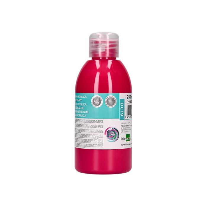 Pintura Acrilica Liderpapel Bote De 250 mL Magenta 4