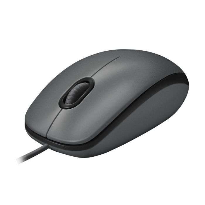 Logitech M100 Ratón con Cable USB Ambidextro, Tamaño Completo, Plug & Play, Compatible Windows macOS Linux Chromebook, Navegación Suave 2