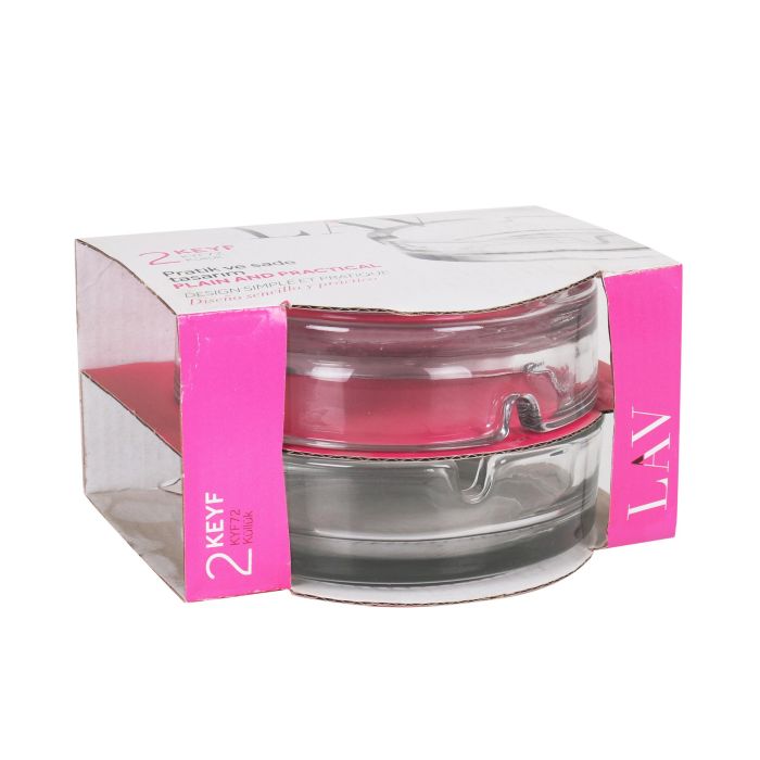 Set 2 Ceniceros Red 11 cm Keyf - Lav (24 Cajas) 5 Set 2 Ceniceros Red 11 cm Keyf - Lav (24 Cajas) 5
