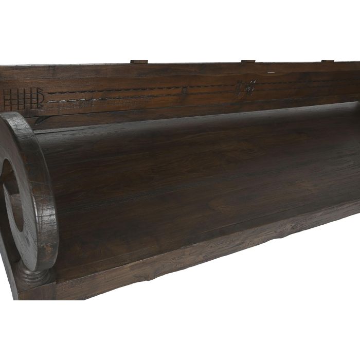 DKD Home Decor Banco Item Home Benches 2c24 Teca Maciza Marrón Oscuro Tallado 196 cm Ancho x 60 cm Fondo x 82 cm Alto 7 DKD Home Decor Banco Item Home Benches 2c24 Teca Maciza Marrón Oscuro Tallado 196 cm Ancho x 60 cm Fondo x 82 cm Alto 7