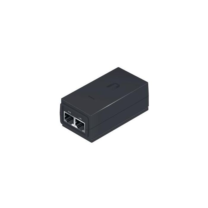 Ubiquiti Adaptador PoE 24VDC 12W 0.5A RJ-45, Protección ESD, Compatible airGateway para Conexiones airMAX a Wi-Fi