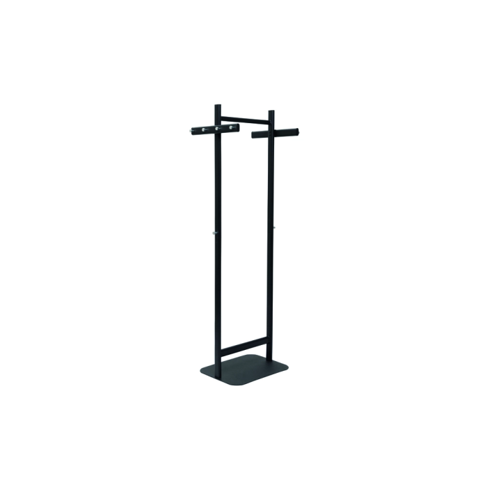 Maul Perchero de Pie Metálico Negro con 8 Colgadores 52x180x40 cm 1 Maul Perchero de Pie Metálico Negro con 8 Colgadores 52x180x40 cm 1