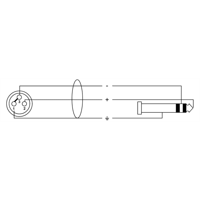 Cable De Audio Xlr Hembra/Minijack Estéreo No Balanceado De 1,5 M 1