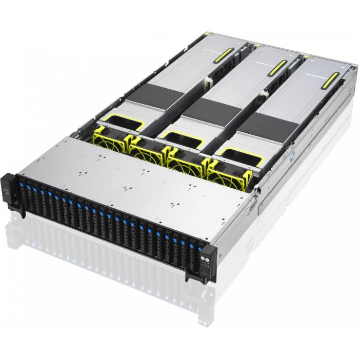 ASUS RS720A-E11-RS24U/10G/2.4KW/GPU Barebone Socket SP3 DDR4 hasta 128GB Rack 2U 24 Bahías Plata 6