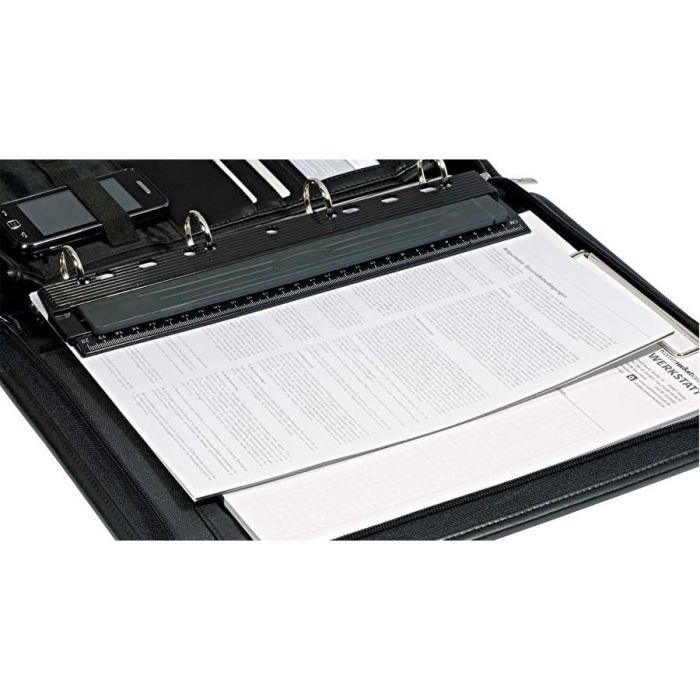WEDO Taschenlocher Business 4fach Metall mit Lineal 3 WEDO Taschenlocher Business 4fach Metall mit Lineal 3