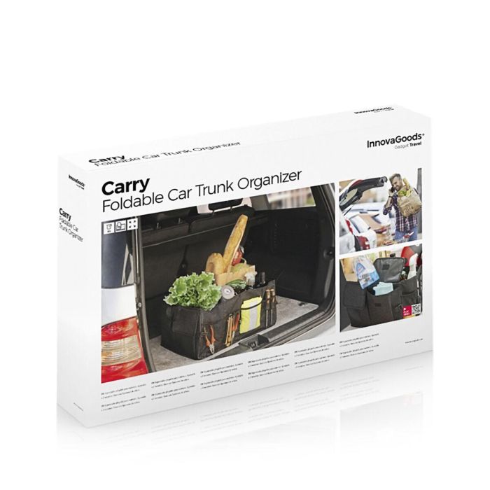 Organizador Plegable para Maletero de Coche Carry InnovaGoods 1 Organizador Plegable para Maletero de Coche Carry InnovaGoods 1