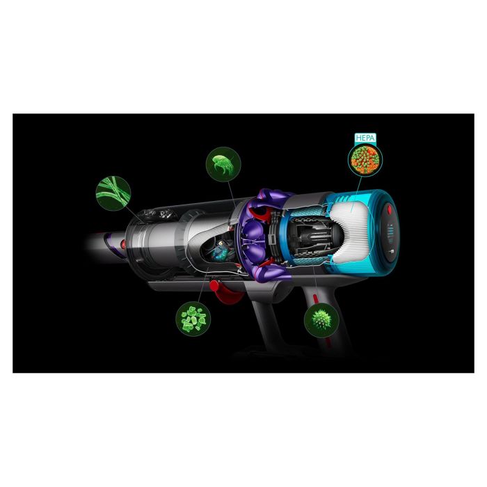 Dyson Gen5Detect Absolute Aspiradora escoba 2 en 1 con pantalla LCD y filtro HEPA, sin bolsa, color Púrpura, 70 min de autonomía Dyson Gen5Detect Absolute Aspiradora escoba 2 en 1 con pantalla LCD y filtro HEPA, sin bolsa, color Púrpura, 70 min de autonomía