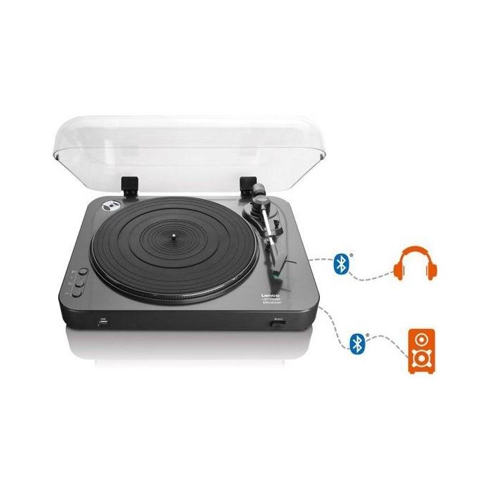 Lenco LBT-120 Tocadiscos Bluetooth Negro 2