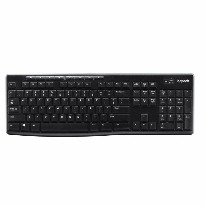 Teclado Inalámbrico Logitech K270 Negro Qwerty Español 2.4 GHz