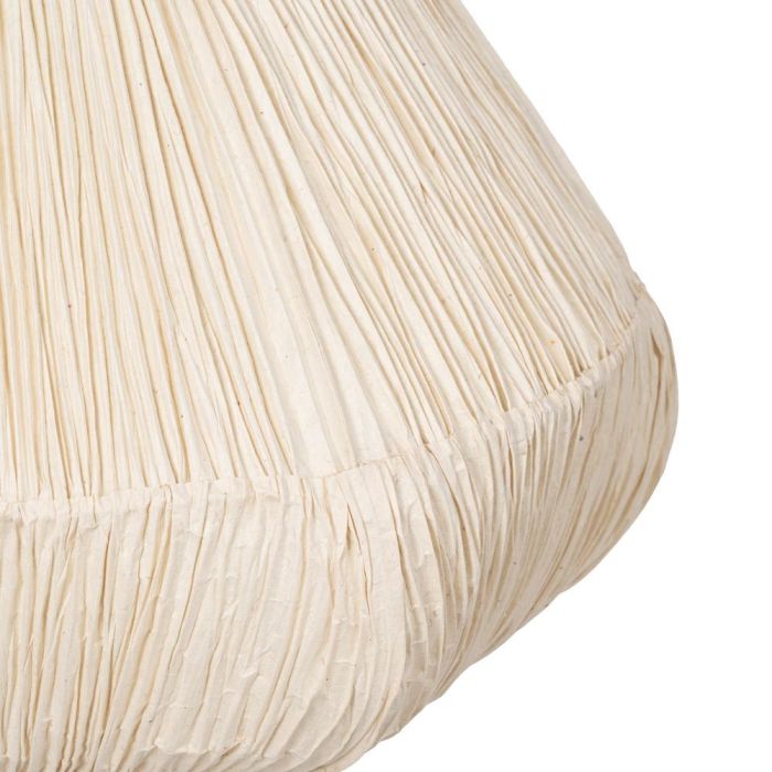 Lámpara Techo Beige Papel-Metal 49 X 49 X 40 cm