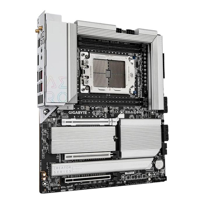 Gigabyte TRX50 AERO D Placa base Socket sTR5 DDR5 E-ATX compatible AMD Ryzen Threadripper 9000 Series Gigabyte TRX50 AERO D Placa base Socket sTR5 DDR5 E-ATX compatible AMD Ryzen Threadripper 9000 Series