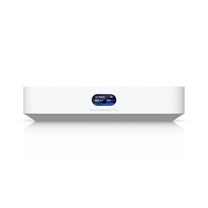Ubiquiti Cloud Gateway Max - Compact 2.5G Cloud Gateway with 30+ UniFi device / 300+ client support, 2.3 Gbps IPS routing, and selectable NVR storage. 2 Ubiquiti Cloud Gateway Max - Compact 2.5G Cloud Gateway with 30+ UniFi device / 300+ client support, 2.3 Gbps IPS routing, and selectable NVR storage. 2