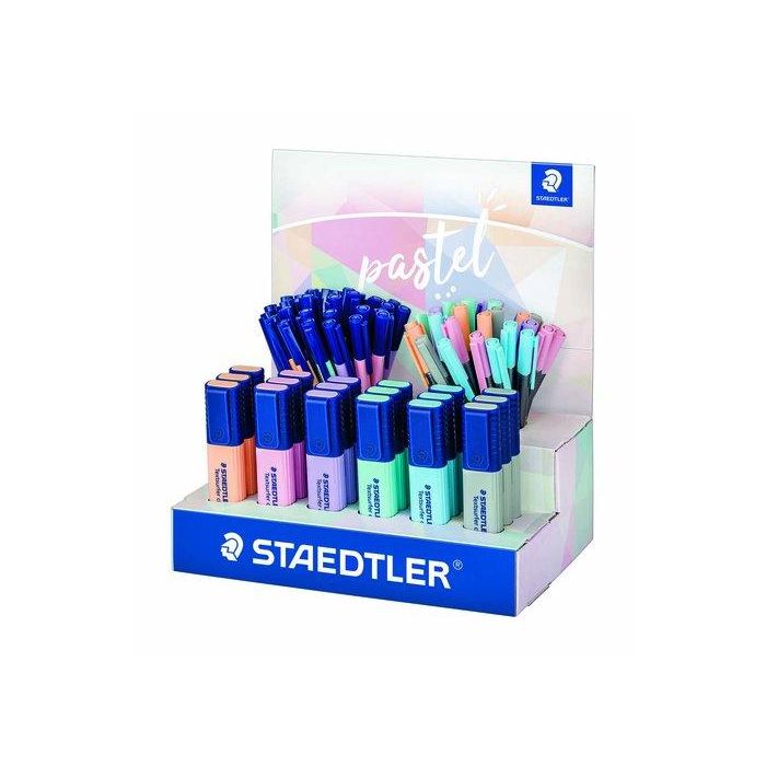 Marcador Fluor Staedtler Surtido Expositor De 78 18X Marcadores Fluorescentes Pastel 30X Triplus Fineliner Colores Pastel Surtidos 30X Triplus Color Colores Pastel Surtidos
