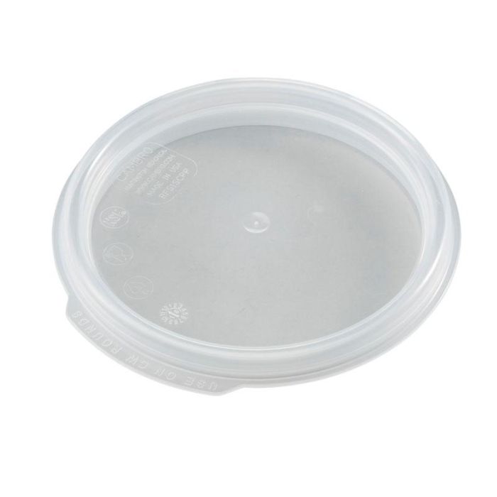CAMBRO - RFS1SCPP-190 - TAPA con junta para recipiente redondo (no incluido) de 0,9 l. - 15,4 x 15,4 cm - Polipropileno Blanco translúcido