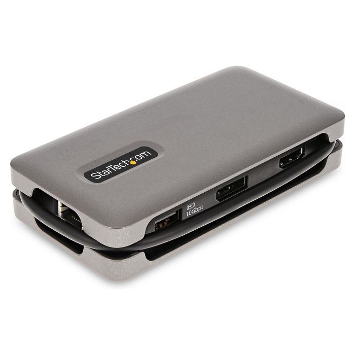 StarTech Docking Station USB-C con HDMI, DisplayPort, 4K 60Hz, 100W PD, USB 3.2, Ethernet Gigabit - Estación de Conexión Compacta StarTech Docking Station USB-C con HDMI, DisplayPort, 4K 60Hz, 100W PD, USB 3.2, Ethernet Gigabit - Estación de Conexión Compacta